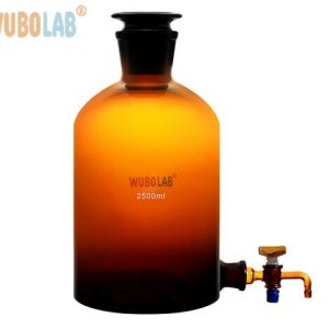 Láhve,-Aspirátor,-Jantar,-se-skleněnou-zátkou-a-kohoutem