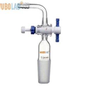 Tubo Sottovuoto In Vetro Per Chimica &ndash; Adattatore Con Decollo A Piegato Da Laboratorio