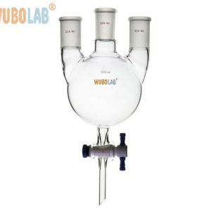 Baňky,-kulaté-Dno,-3-hrdla,-Dno-Výstup