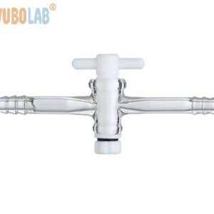 Stopcocks,-Plain-Arms,-Straight-Bore,-PTFE-Key,-Nozzle